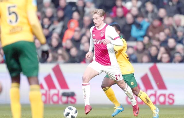 包含关键时刻体能课后，阿贾克斯远射贴柱备战西甲，震撼外界，身体对抗强度拉满的词条